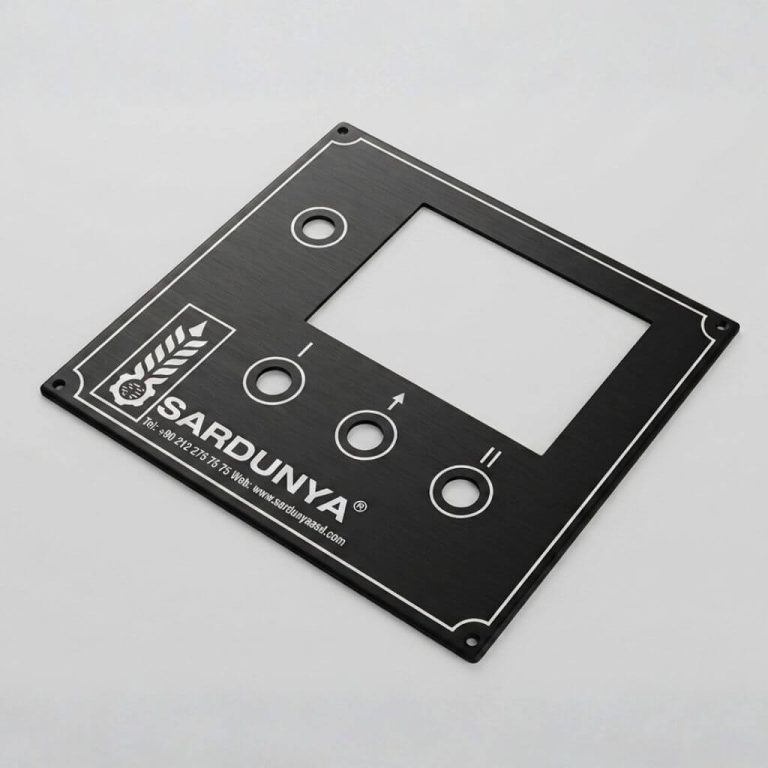 makina panel etiketi
